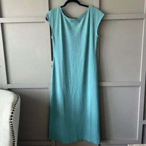 Ann Taylor Green tie back dress size (small)